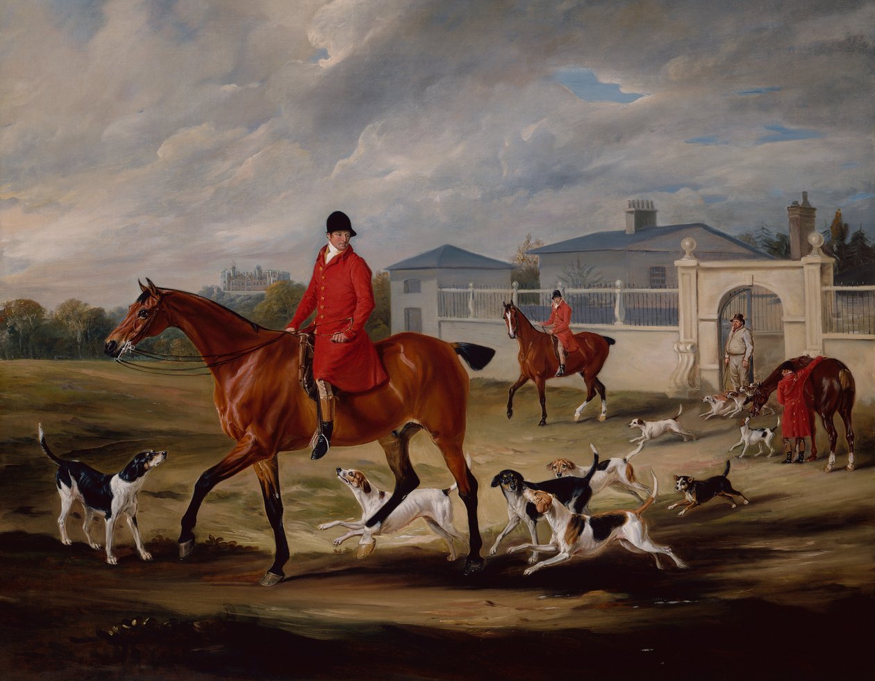 Oakley Hunt (öljy kankaalle) tekijältä Henry Thomas Alken