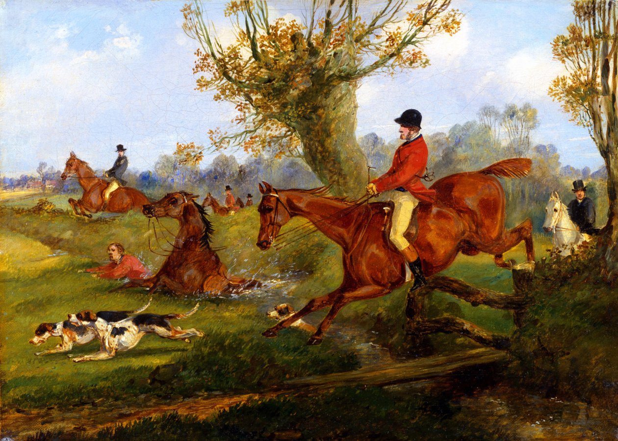 Waterjump, noin 1840 tekijältä Henry Thomas Alken