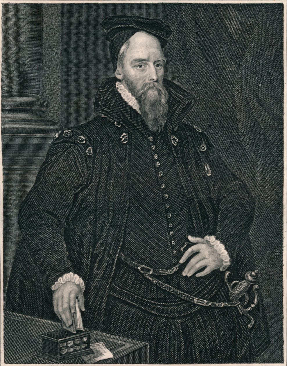 Ambrose Dudley, Earl of Warwick, 1800-luvun alku-puoli. tekijältä Henry Thomas Ryall