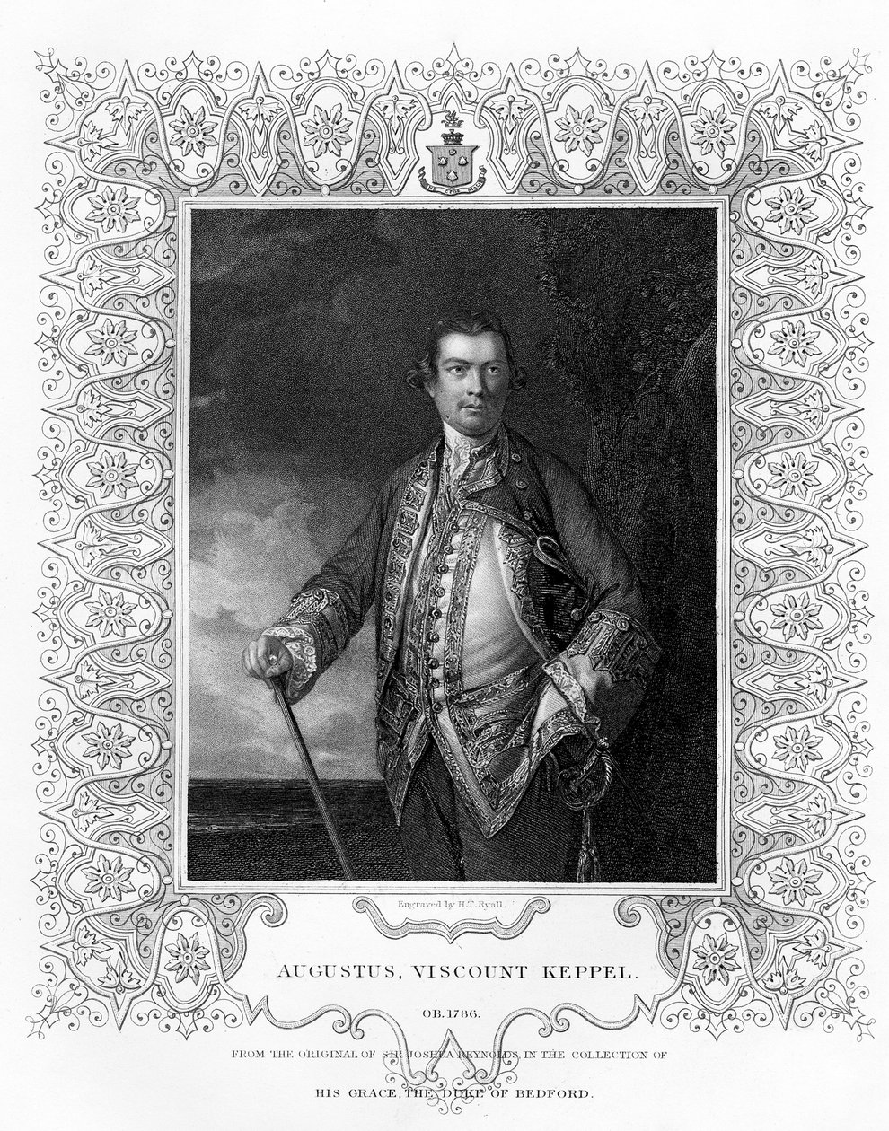 Augustus Keppel, varakreivi Keppel, 1725-1786, 1800-luku. tekijältä Henry Thomas Ryall