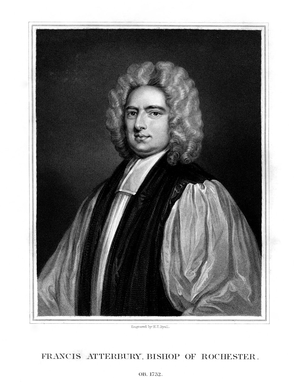 Francis Atterbury, Rochesterin piispa, 1831. tekijältä Henry Thomas Ryall