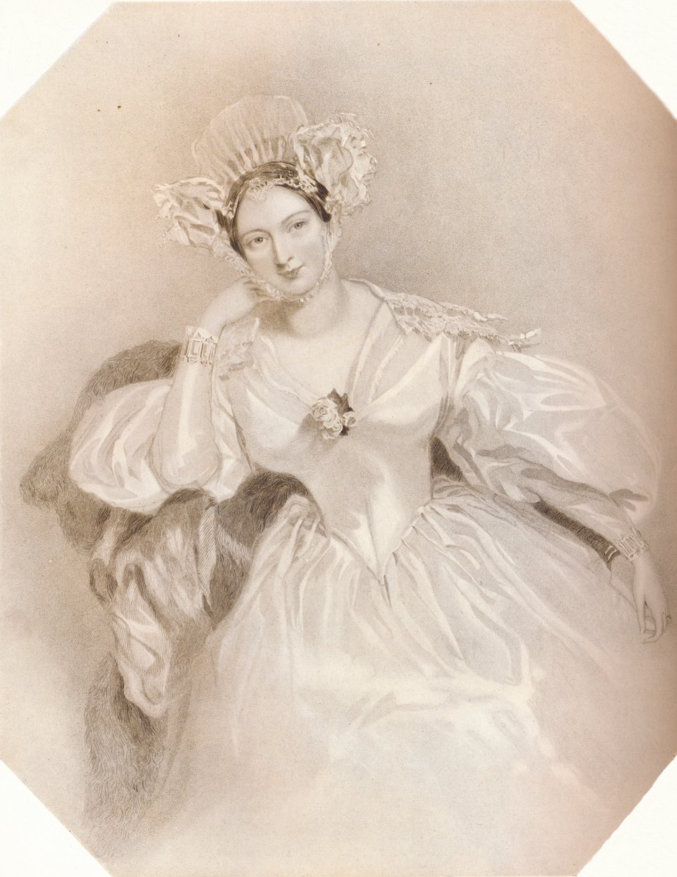 Marguerite Blessingtonin kreivitär, c1834 tekijältä Henry Thomas Ryall