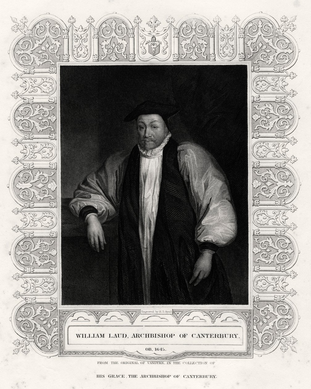 William Laud, Canterburyn arkkipiispa, 1800-luku tekijältä Henry Thomas Ryall