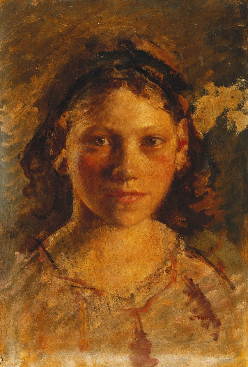 Tytön pää tekijältä Henry Tonks