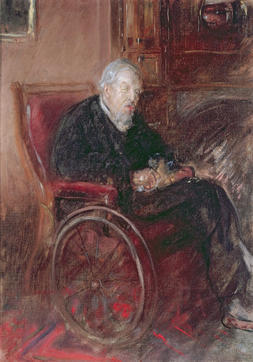 Henry Tonkin isä pyörätuolissa tekijältä Henry Tonks