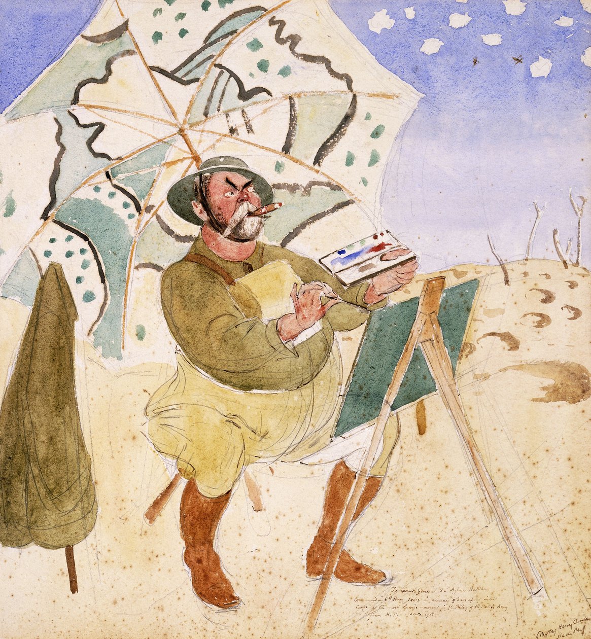 John Singer Sargentin maalaus tekijältä Henry Tonks