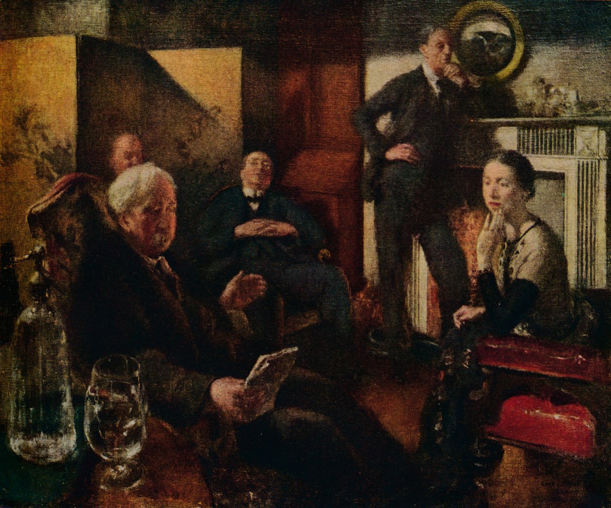 Lauantai-ilta laaksossa, 1928-9 tekijältä Henry Tonks