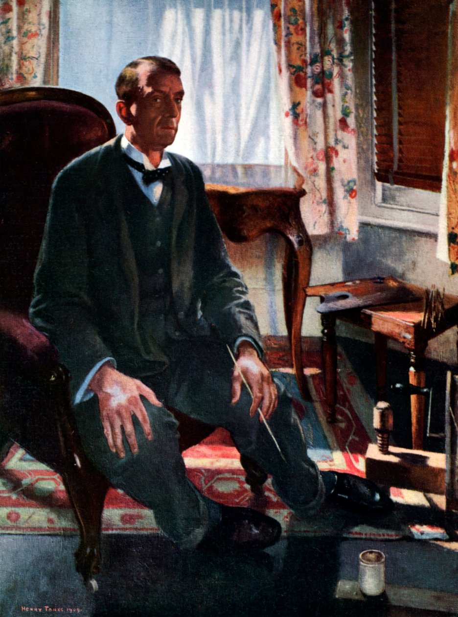 Omakuva, 1909, 1926 tekijältä Henry Tonks