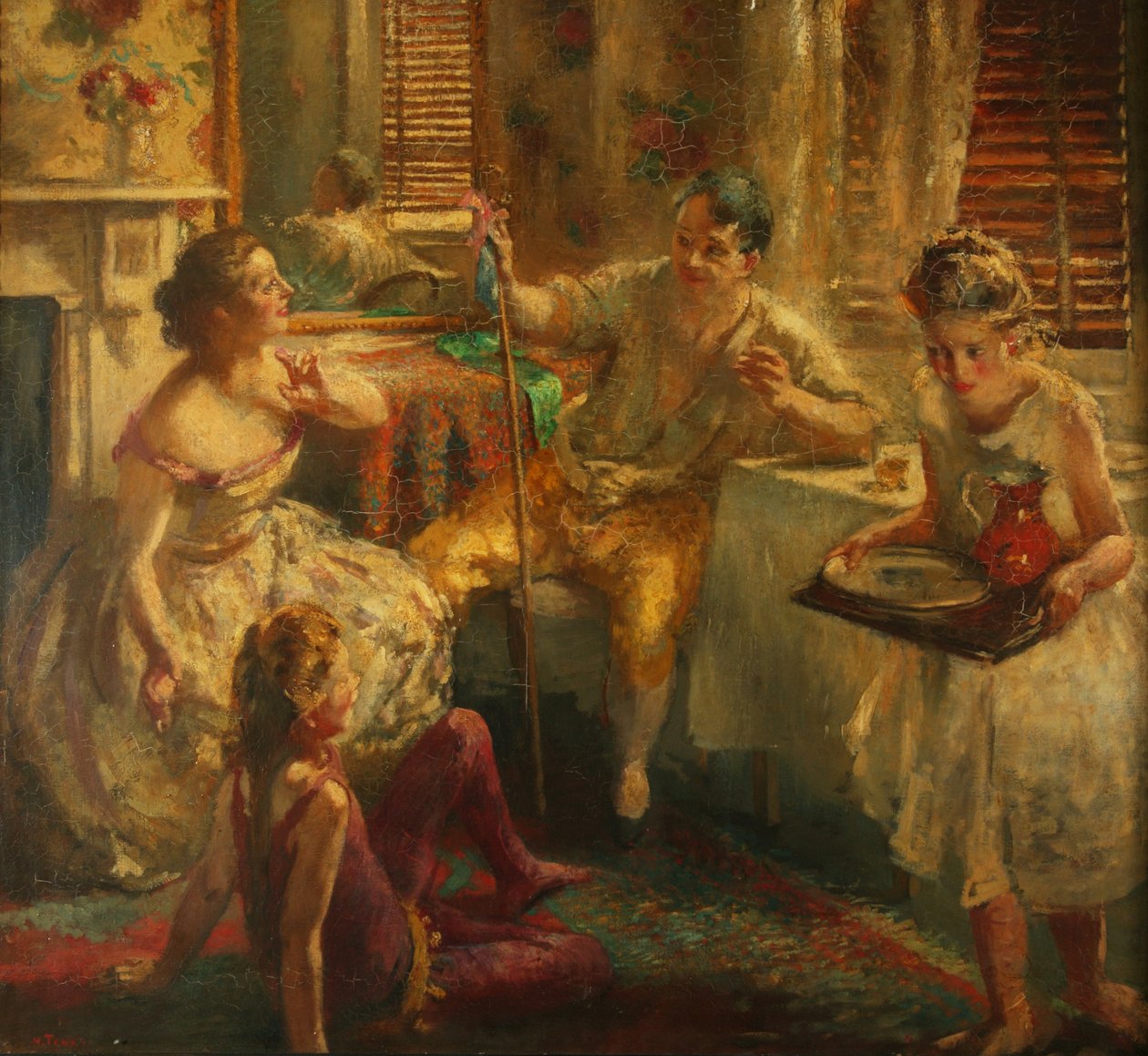 Kävelevät pelaajat tekijältä Henry Tonks