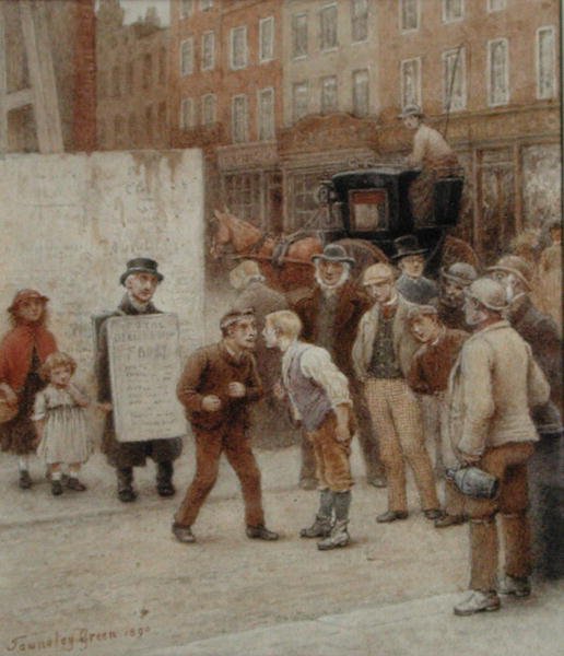 Erimielisyys (akvarelli paperille) tekijältä Henry Towneley Green