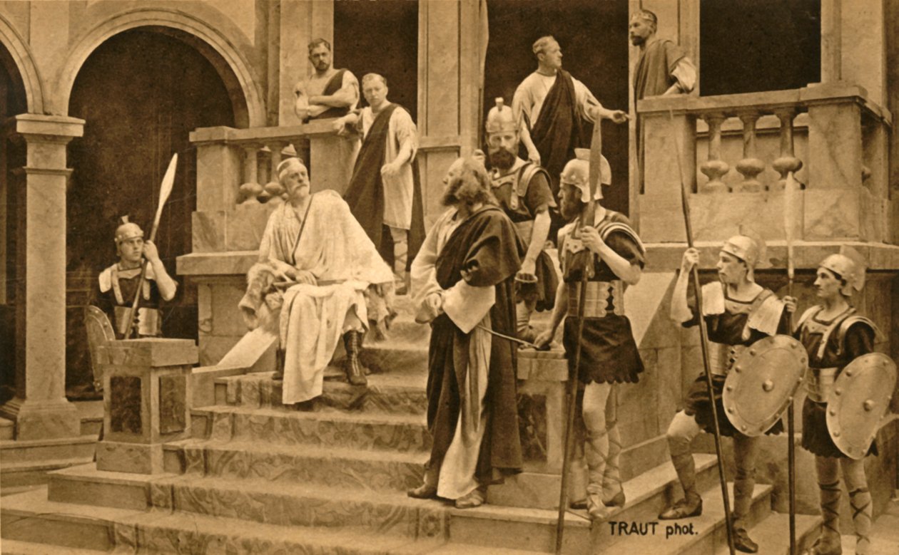 Jeesus Pilatuksen edessä, 1922. tekijältä Henry Traut