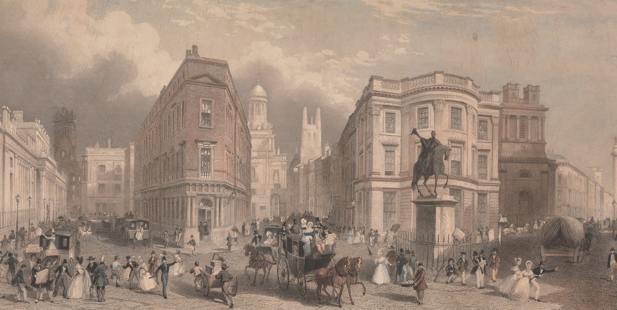 Banco da Inglaterra e Royal Exchange, Cornhillfinnish tekijältä Henry Wallis