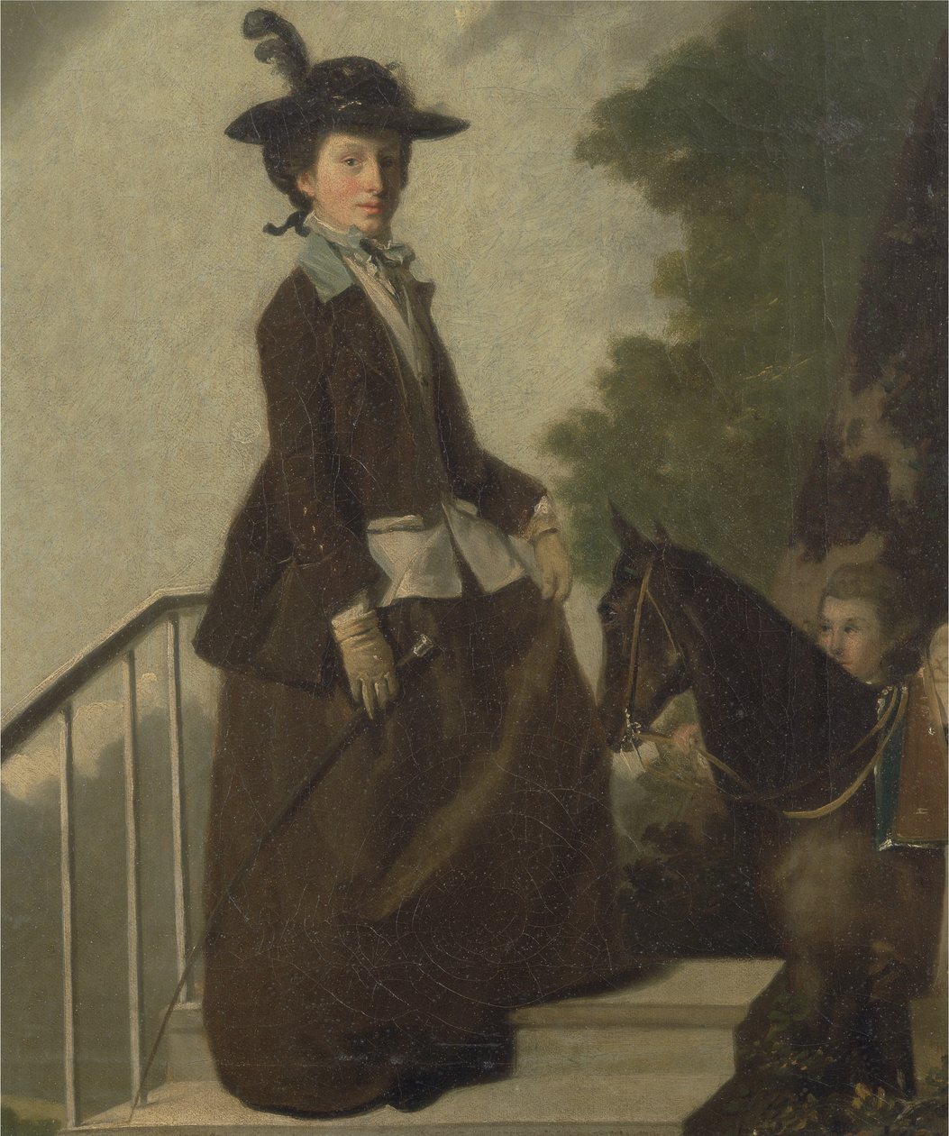 Rouva Edward Bridgeman (öljy kankaalle) tekijältä Henry Walton