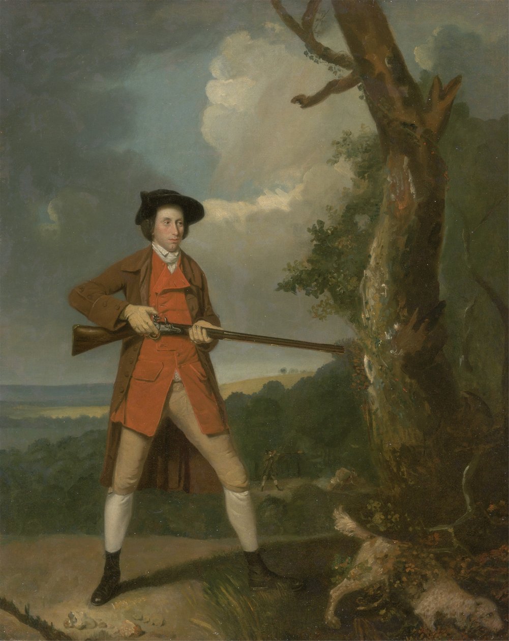 Robert Rayner Shooting, n.1770 (öljy kankaalle) tekijältä Henry Walton