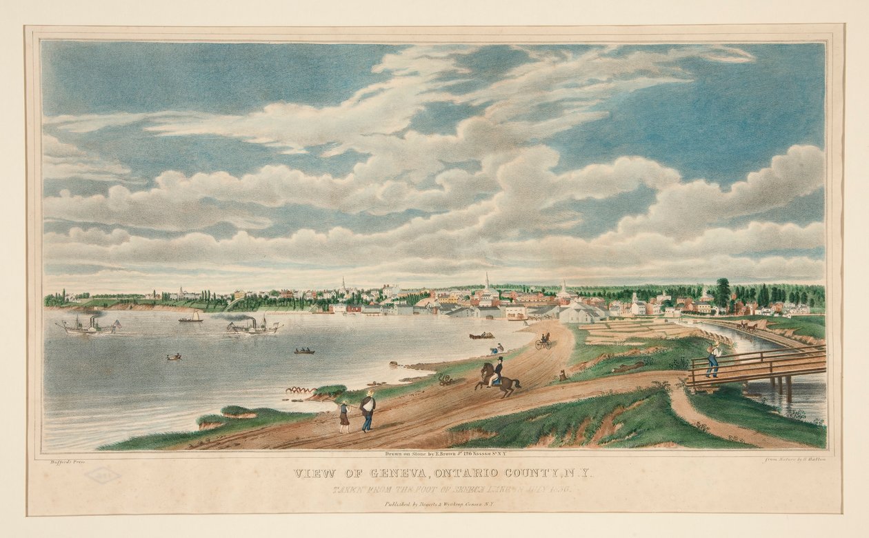 Näkymä Geneveen, Ontario County, N.Y. tekijältä Henry Walton