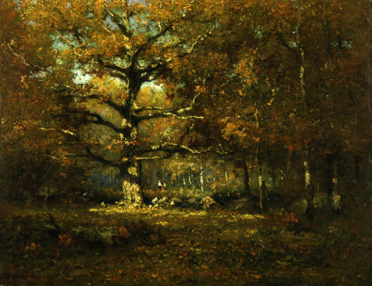 Connecticut Woods, 1899. tekijältä Henry Ward Ranger