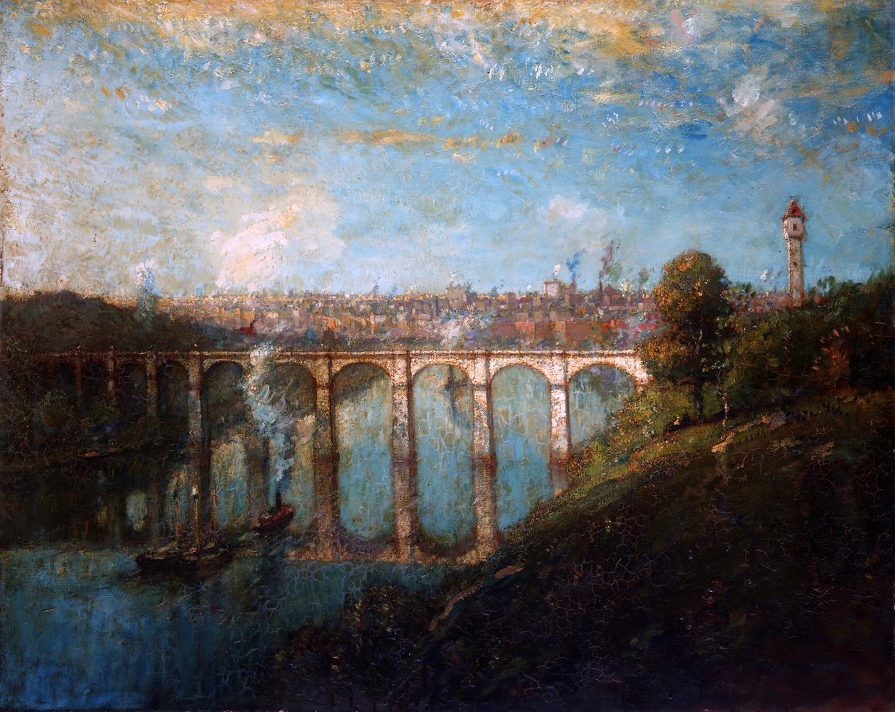 High Bridge, New York, 1905. tekijältä Henry Ward Ranger