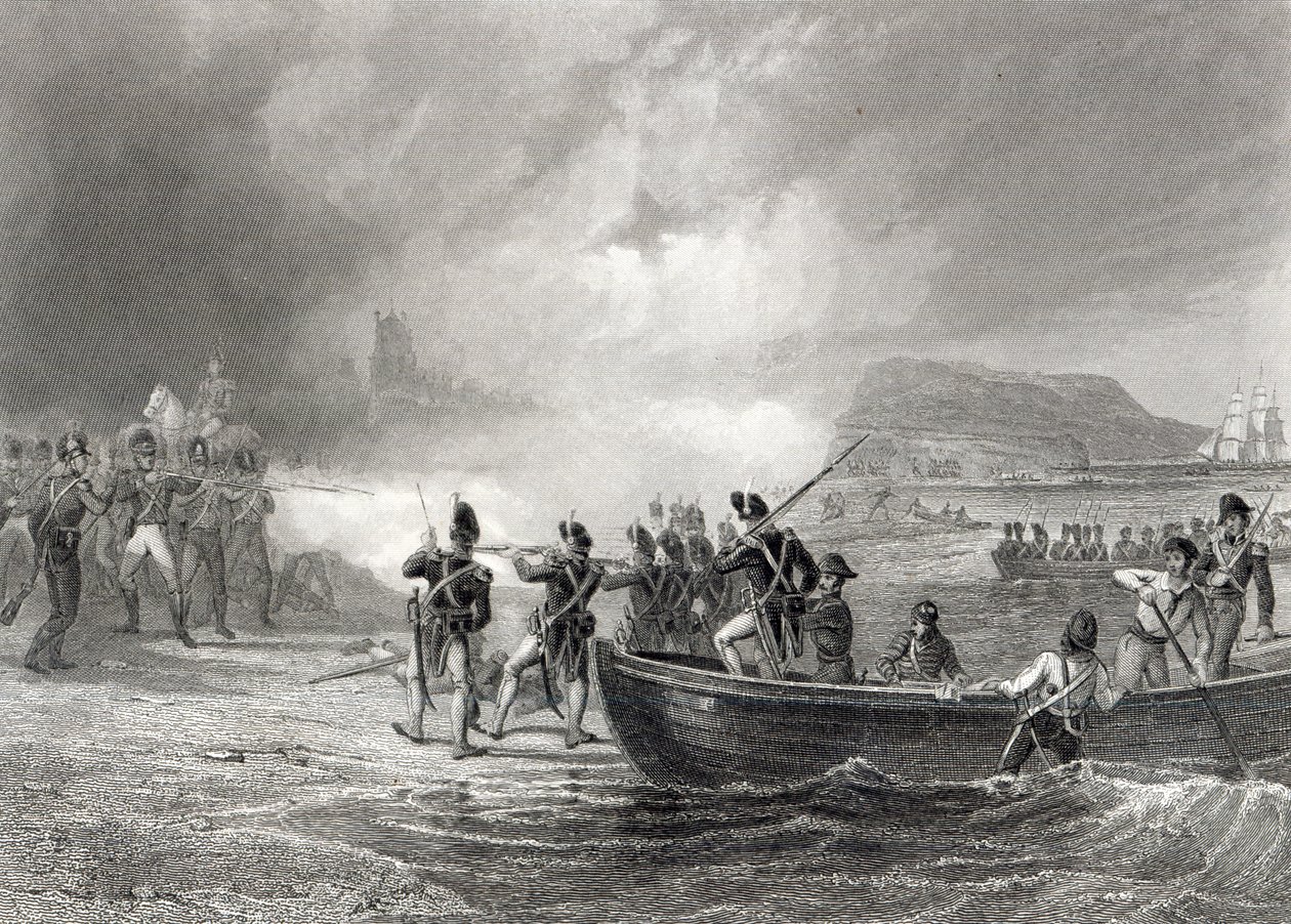 Ranskan laivaston yritys laskeutua Bantry Baylle Corkissa vuonna 1796 tekijältä Henry Warren