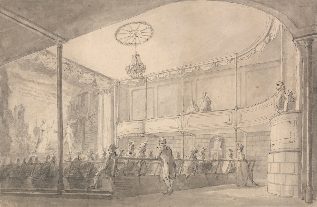 Brandenburgin taloteatterin sisustus, Hammersmith tekijältä Henry Wigstead