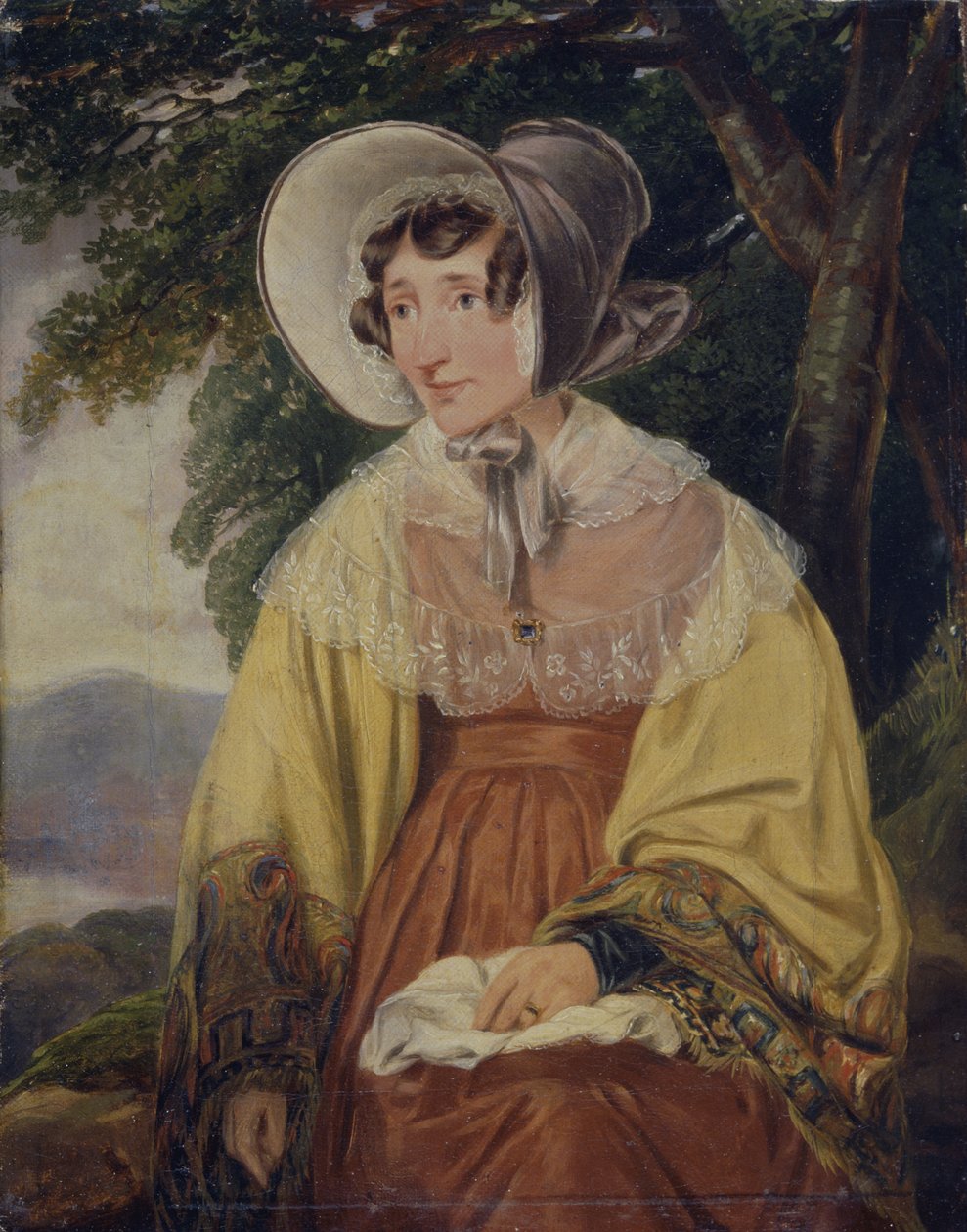 Charlotte Williams-Wynn (öljy kankaalle) tekijältä Henry William (attr. to) Pickersgill