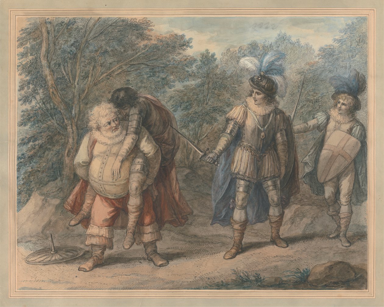 Falstaff kantaa Dead Hotspuria tekijältä Henry William Bunbury