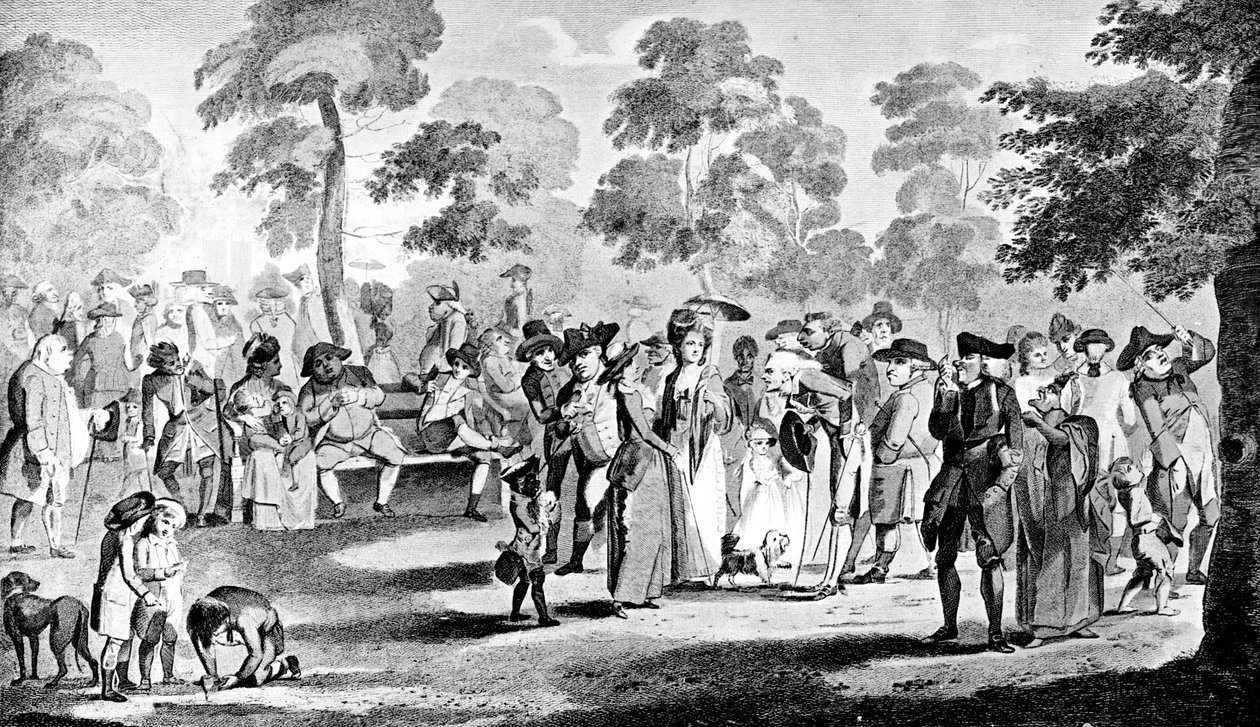 St James Park, 1783. tekijältä Henry William Bunbury