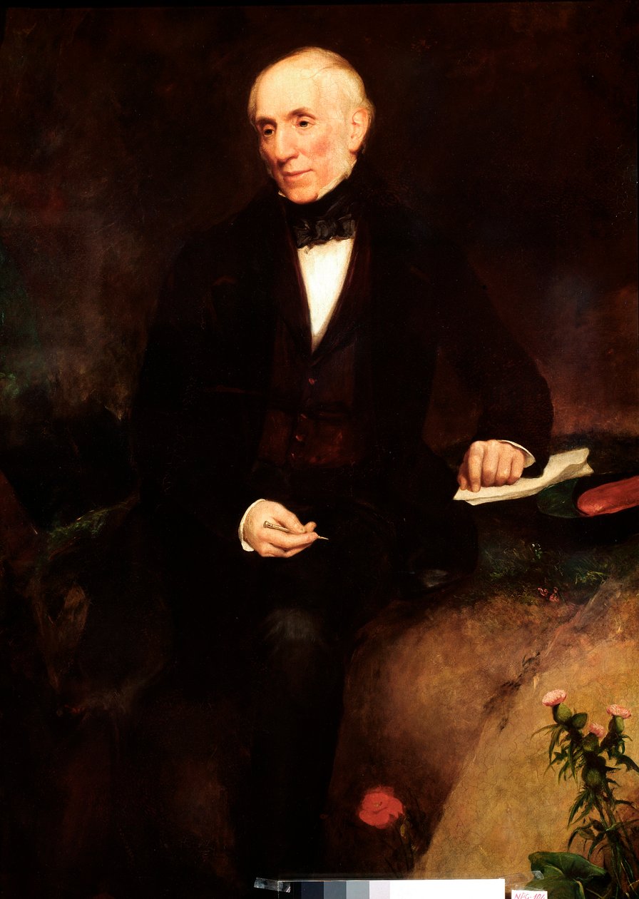 Muotokuva William Wordsworthista (1770-1850) Brittiläinen runoilija Henry William Pickersgill (1782-1875) 1800-luvun Lontoo, National Portrait Gallery tekijältä Henry William Pickersgill