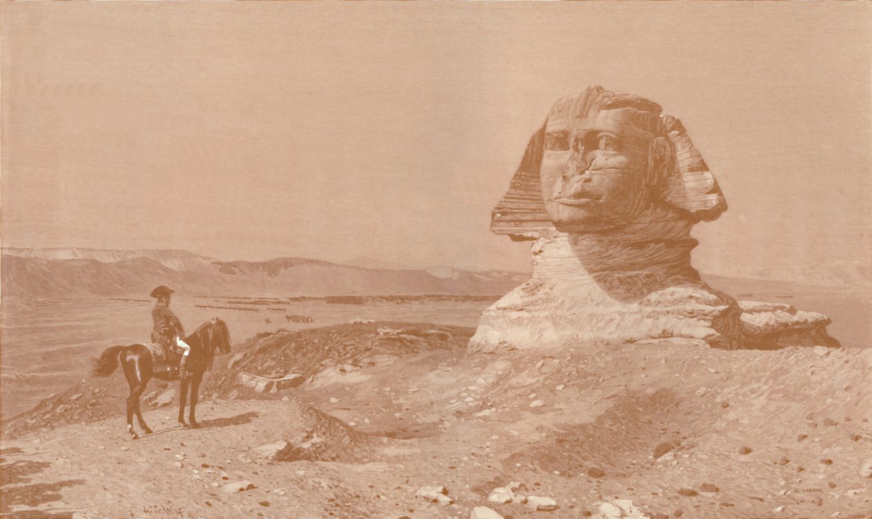 Bonaparte ennen sfinksiä, 1886, 1896 tekijältä Henry Wolf