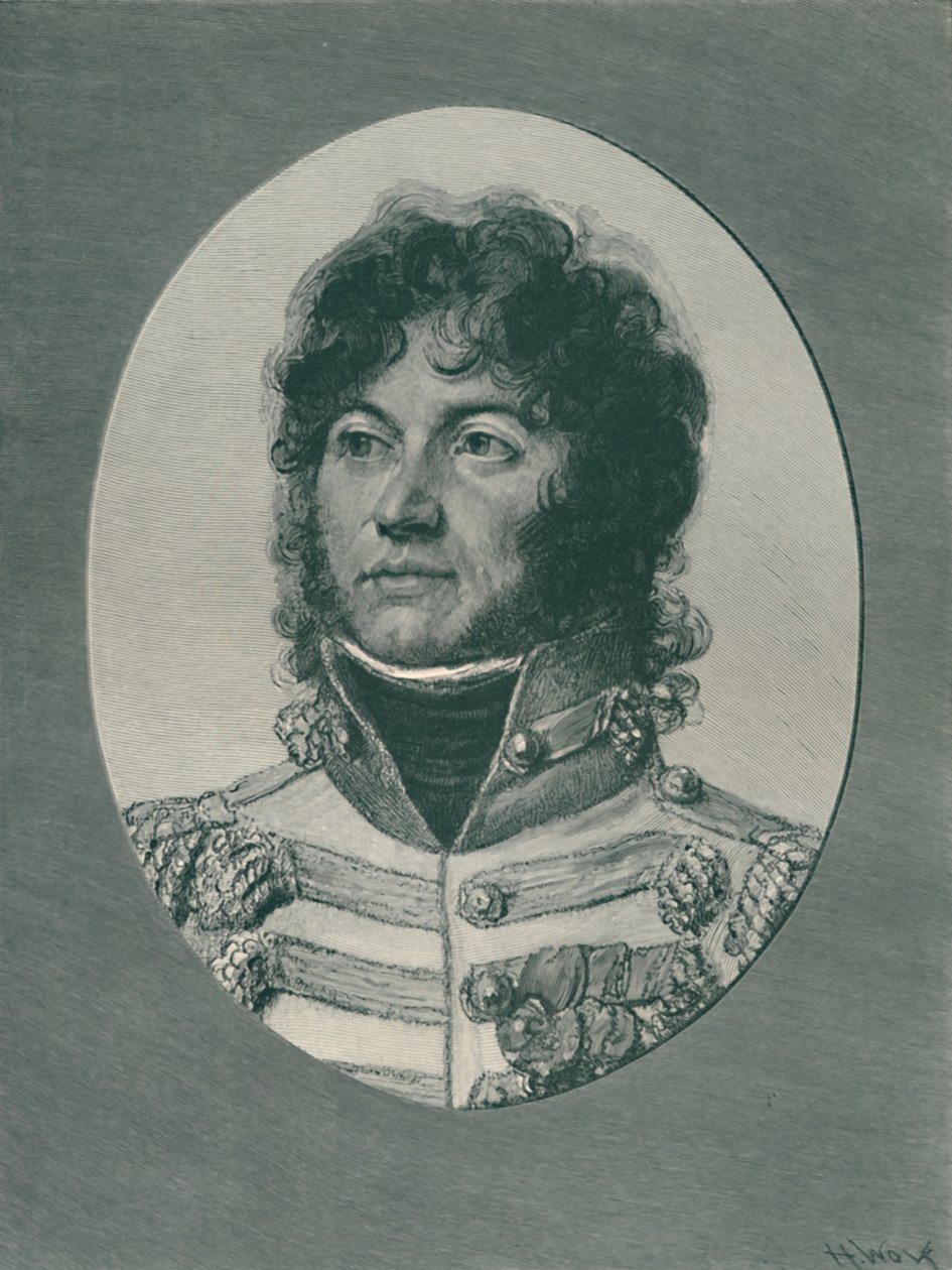 Marsalkka Joachim Murat - Clevesin ja Bergin suurherttua, Napolin kuningas, n. 1800, 1896. tekijältä Henry Wolf