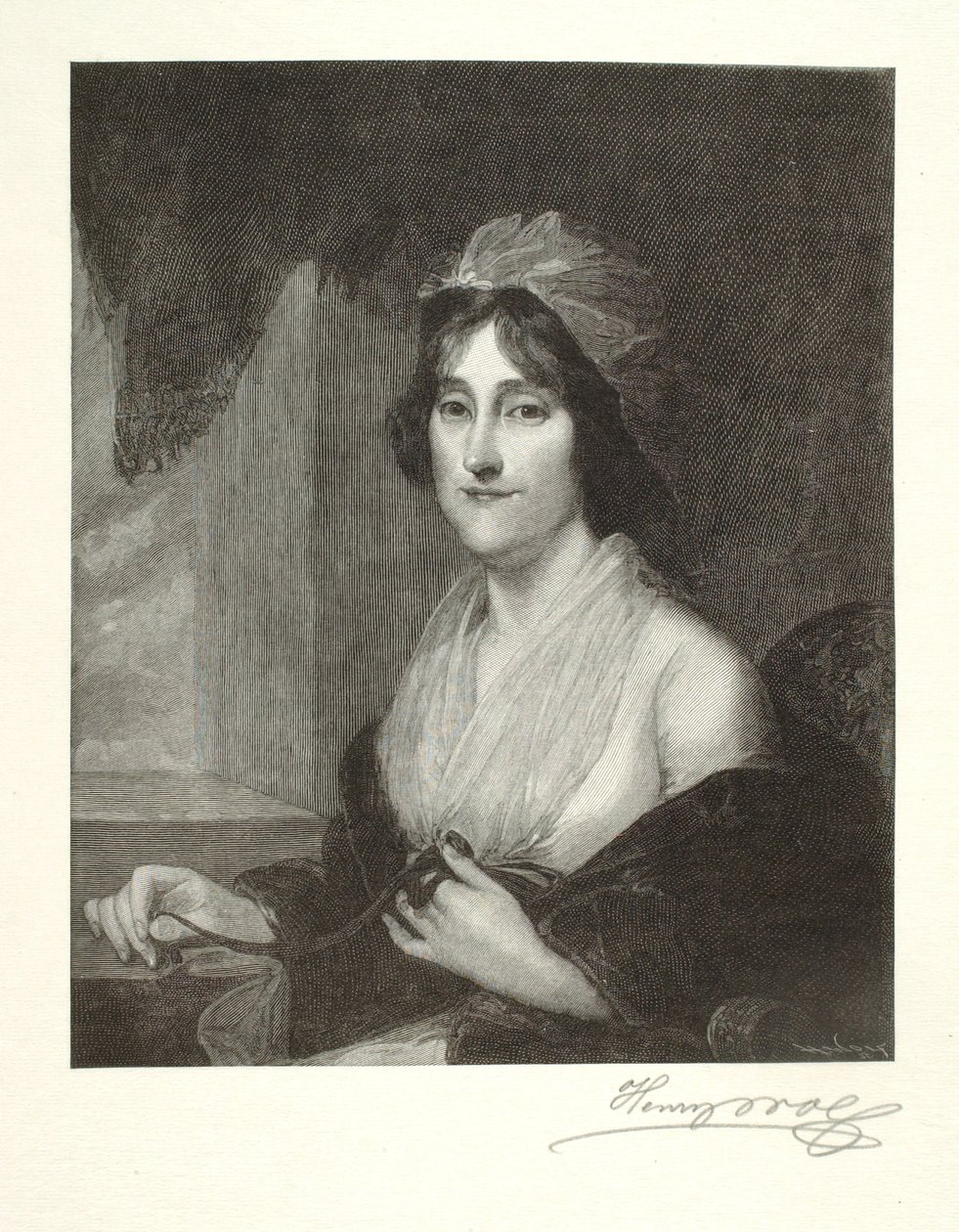 Rouva William Rawle (Sarah Coates Burge) tekijältä Henry Wolf