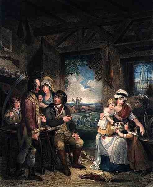 Rauha, kaiverrus John Whessell (n. 1760-1823), pub. kirjoittanut T. Simpson ja Darling & Thompson, 1798 (pistekaiverrus) (pari 125538) tekijältä Henry (after) Singleton