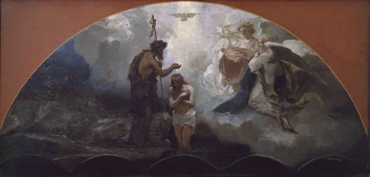 Kristuksen kaste, 1876 tekijältä Henryk Siemiradzki