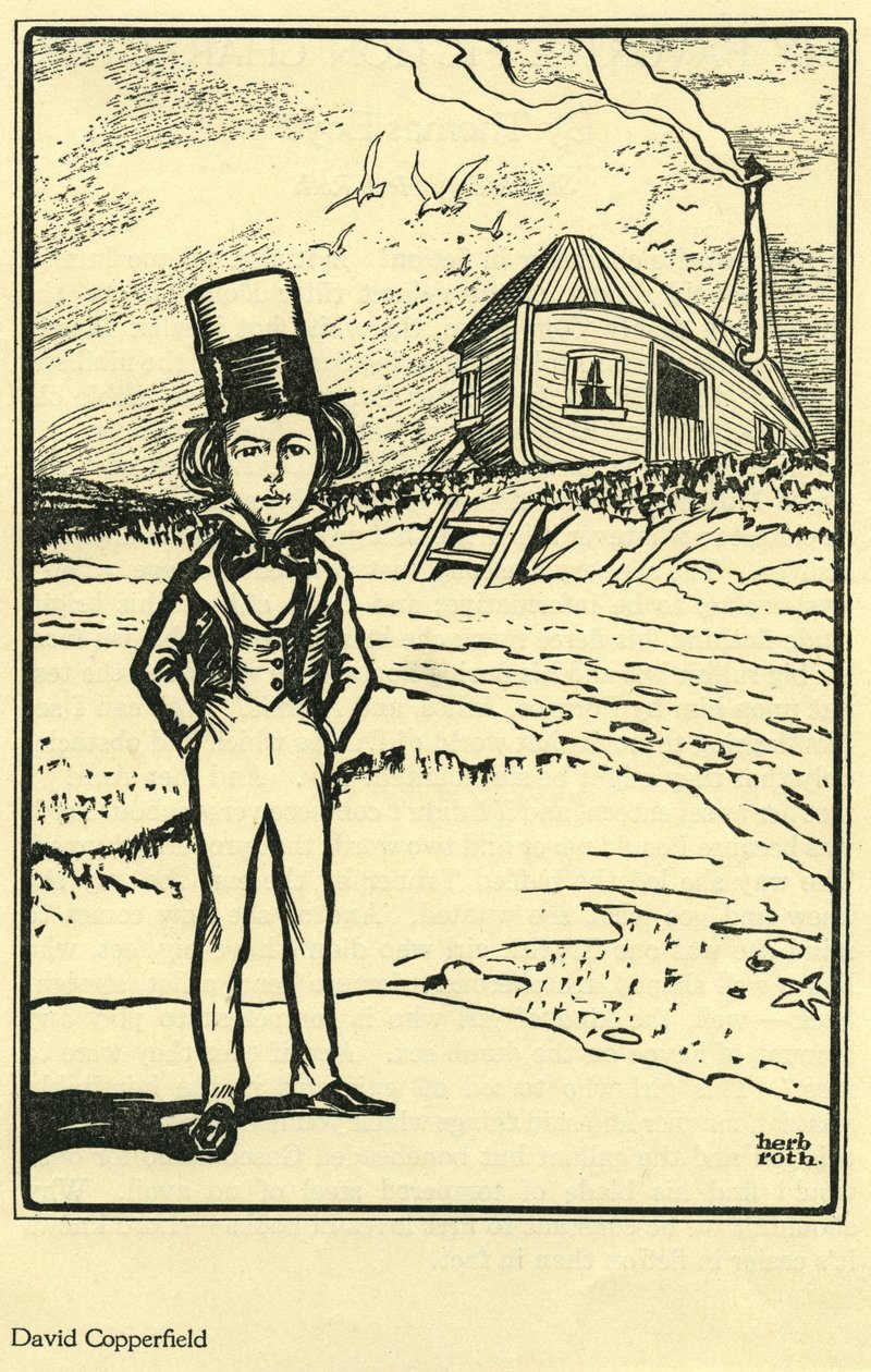 David Copperfield, Thomas Boydin kirjasta My Favorite Fiction Character, The Bookman -lehti tekijältä Herb Roth