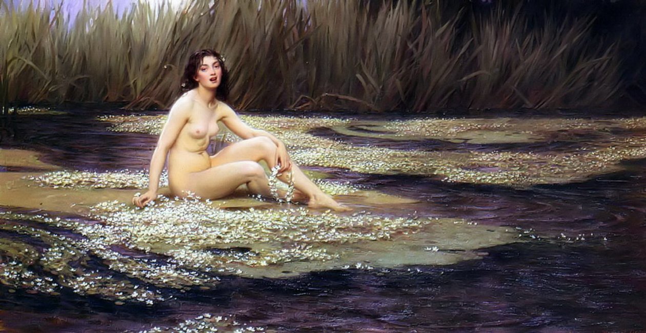Ranskan vesi: La Nymphe des eauxn tekijältä Herbert James Draper