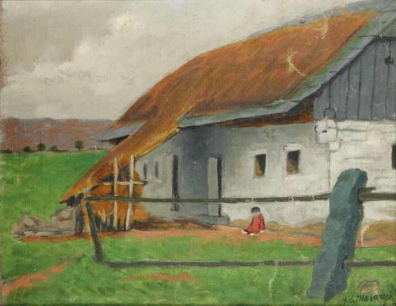 Venkovske staveni English: A Farmhouse tekijältä Herbert Masaryk