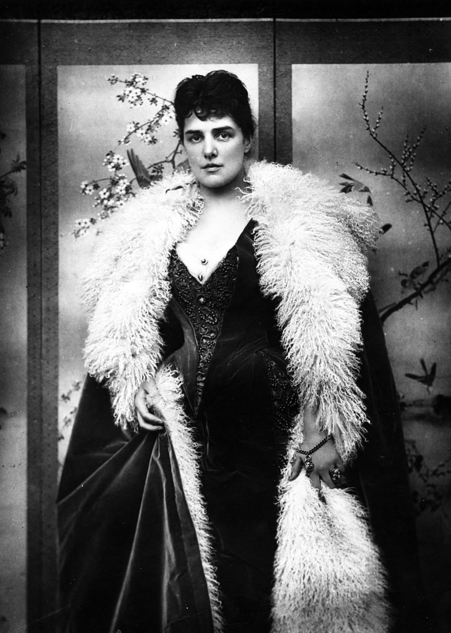 Lady Randolph Churchill, 1888 tekijältä Herbert Rose Barraud