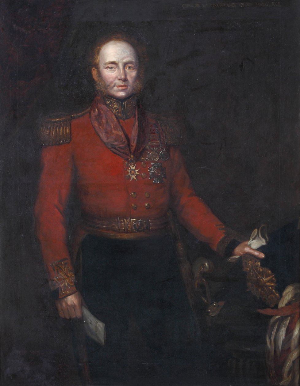 Kenraalimajuri John Alexander Dunlop Agnew Wallace, n. 1829 tekijältä Herbert Sidney