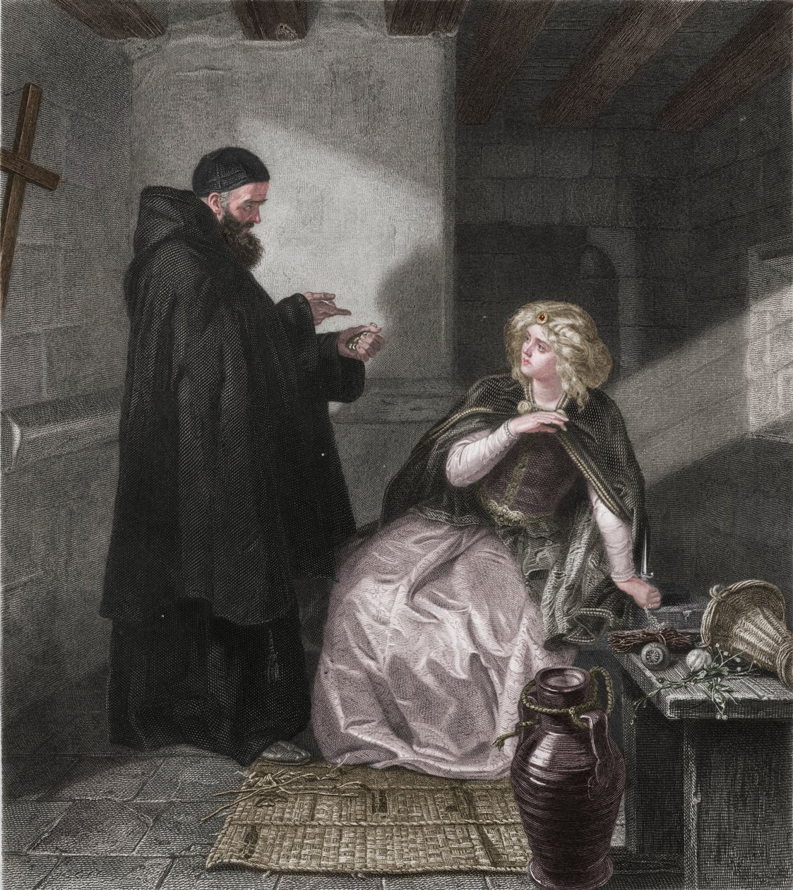 Julia veli Lawrencen sellissä, 1867 tekijältä Herbert Bourne