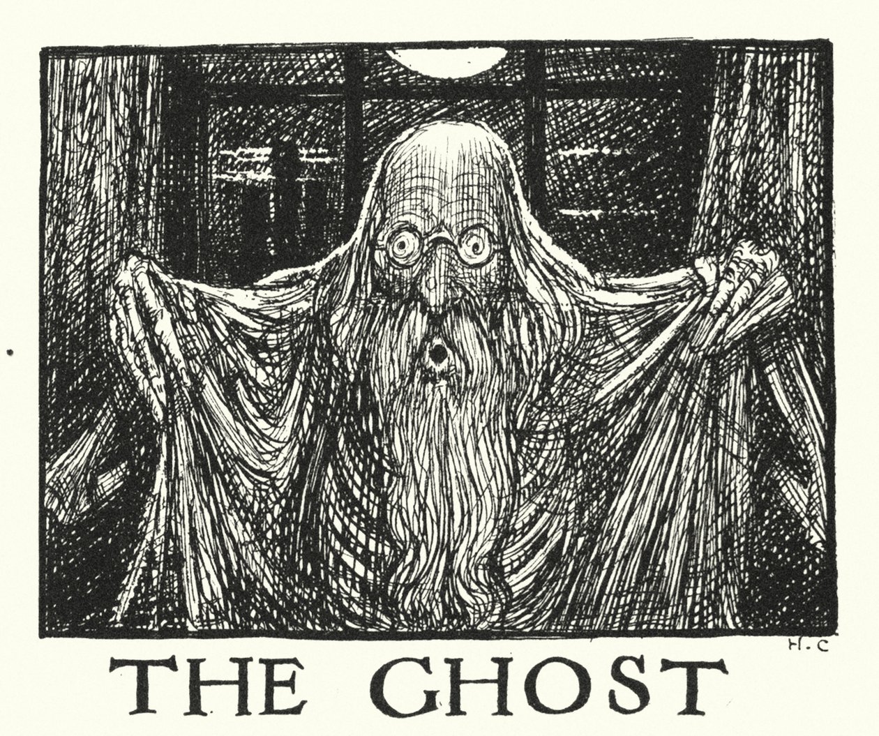 Ingoldsby Legends: The Ghost (litografia): The Ghost (litografia) tekijältä Herbert Cole