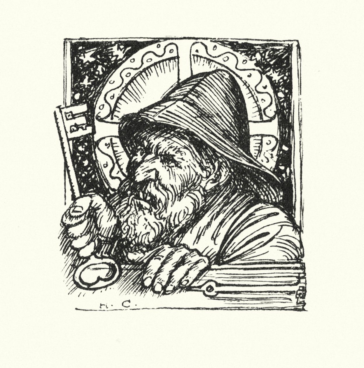 Ingoldsby Legends: Rohesia (litografia) tekijältä Herbert Cole