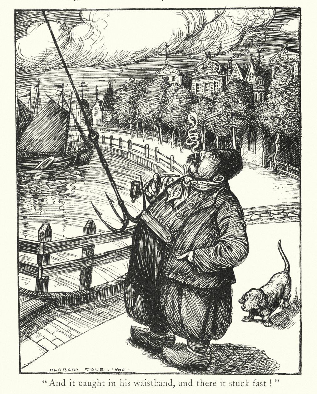 Ingoldsby Legends: Monstre-pallo (litografia). tekijältä Herbert Cole