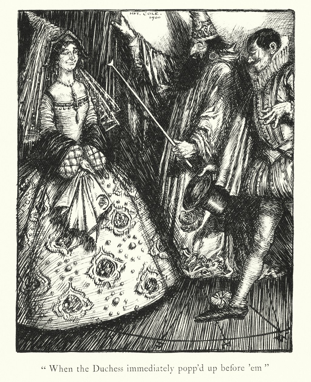 Ingoldsby Legends: Tragedia (litografia) tekijältä Herbert Cole