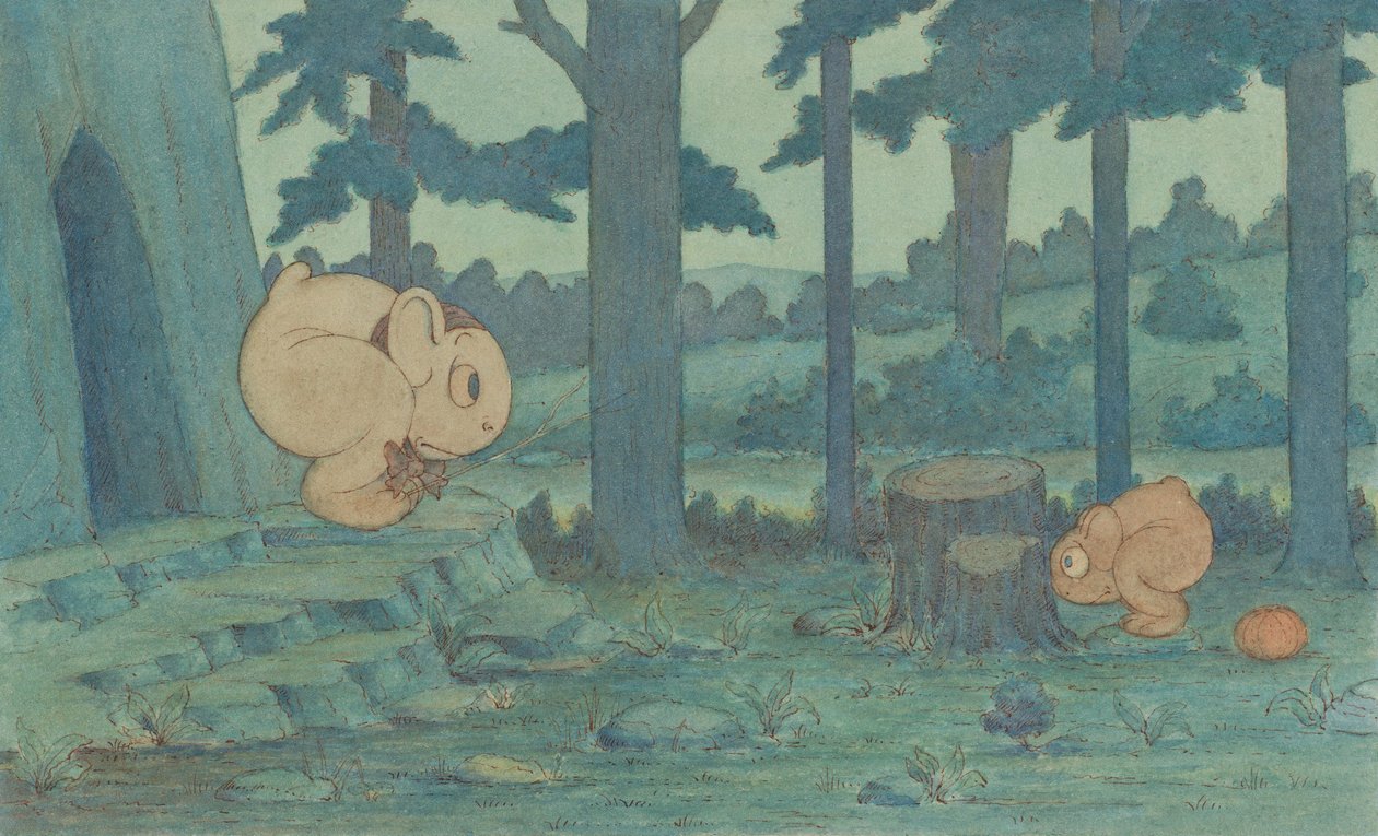 Wiggle Paljon vauva piilossa äidiltä, n. 1910 tekijältä Herbert E. Crowley