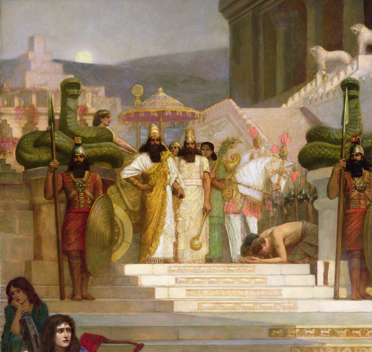 Juudan tyttäret Babylonissa tekijältä Herbert Gustave Schmalz