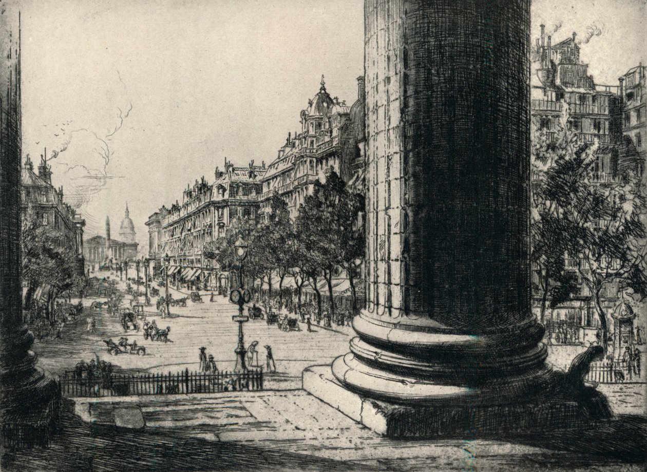 "Näkymä Madeleinen luota", 1915 tekijältä Herbert Hillier