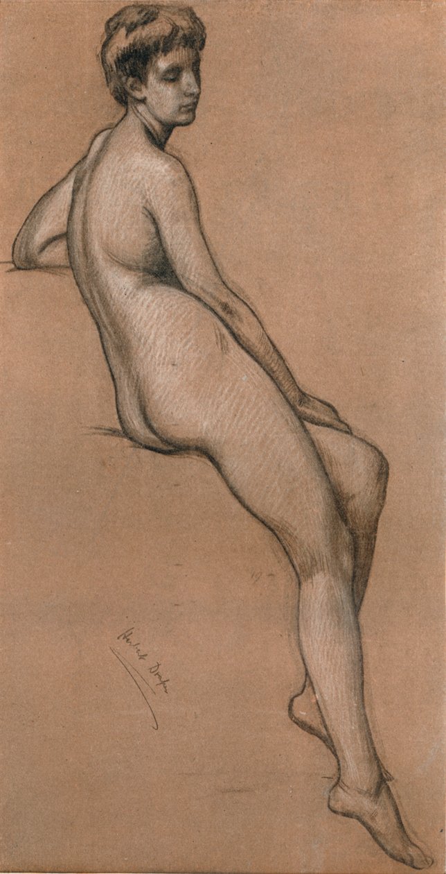 Study of Line, Herbert Draper, 1903 tekijältä Herbert James Draper