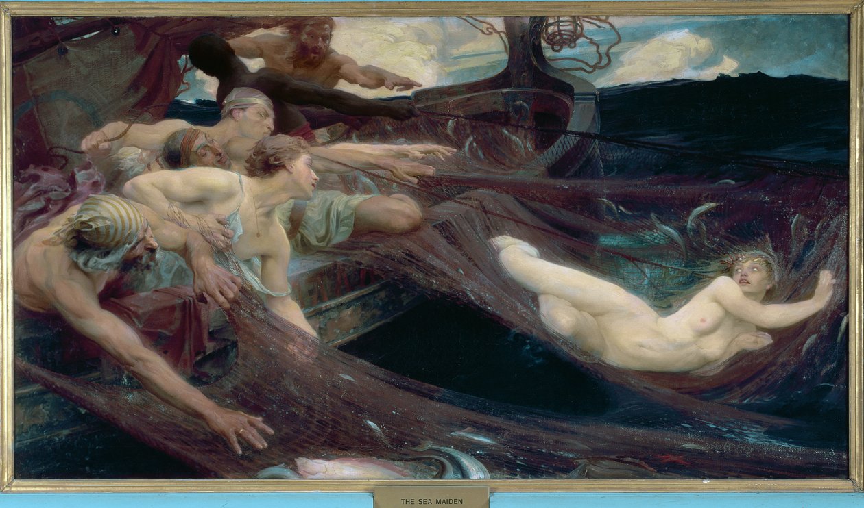 Merineito, 1894 tekijältä Herbert James Draper