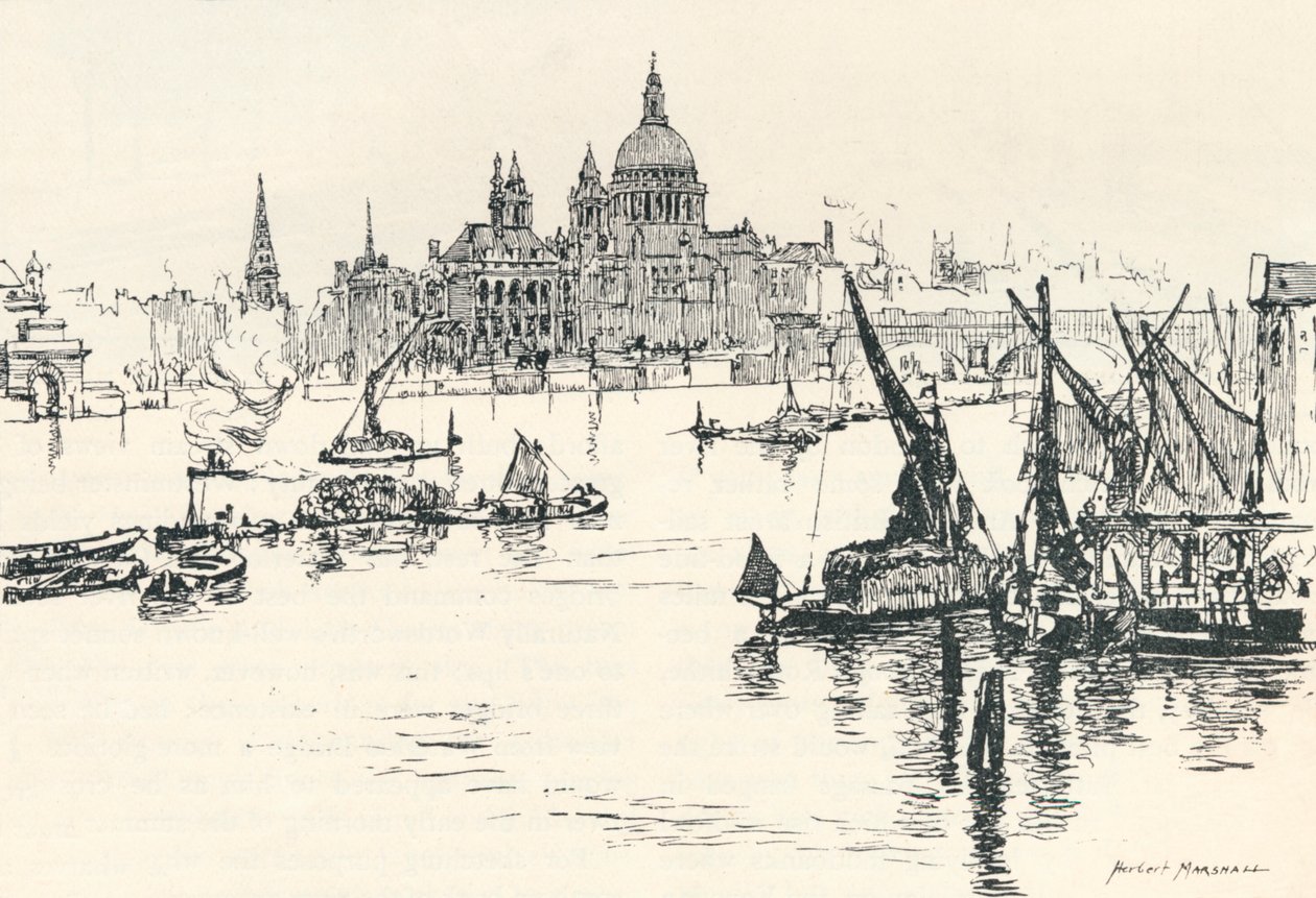 Waterloon sillalta, 1873, 1894 tekijältä Herbert Menzies Marshall
