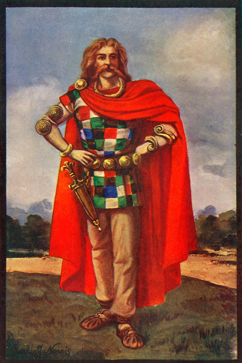 Kelttiläinen päällikkö siviilipuvussa, 1924. tekijältä Herbert Norris