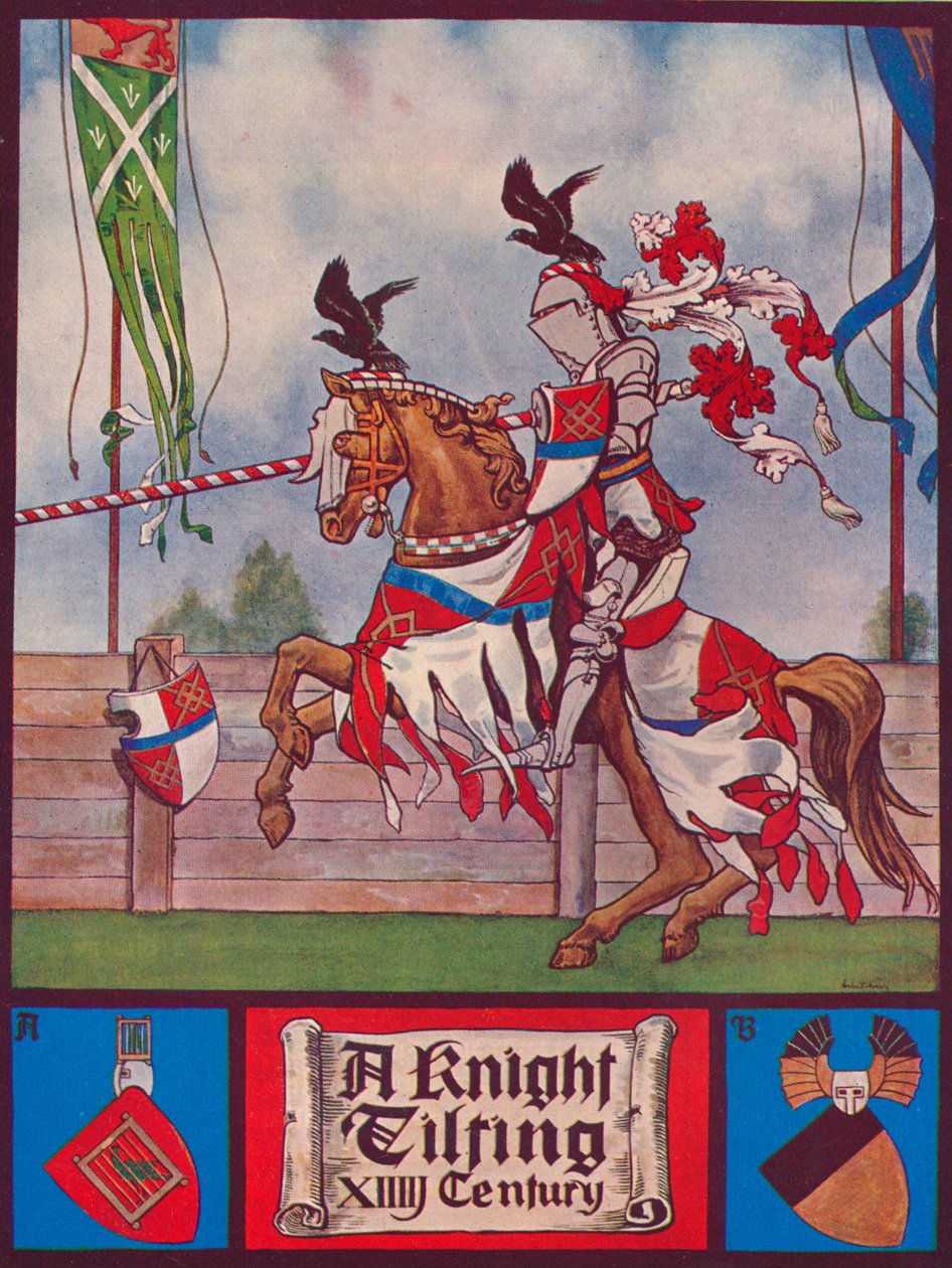 A Knight Tilting, 1926 tekijältä Herbert Norris